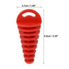 Motorcycle Silencer Exhaust Pipe Plug 2 x 15-38mm Rubber Red