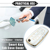 Ford Smart Key (Compatible) - Gray Key Fob Cover 5 Button