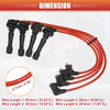 Acura Integra 4pcs Spark Plug Wire Ignition Coil Cables (1996-2001)