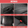 Ford F-150 Black Red Cushion Protector 2 x Front Seat Covers