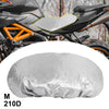 Seat Cover 50x31.5cm Motorcycle Seat Cover Waterproof Dustproof Silver Tone