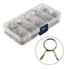 126Pcs 5mm-14mm Spring-Clip Fuel Oil Hose Line Air Tube Clamps Assortment Kit