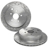 Toyota 86 ZN6 GTS 2 x Rear Drilled + Slotted Disc Brake Rotors (2012–2015)