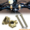 Harley Chopper Sportster Road Glide Brass 1" Handlebar Riser Clamps