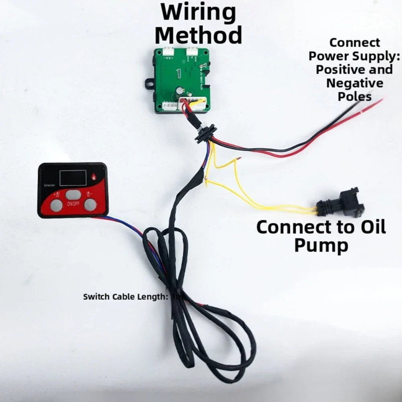 Parking Heater Fuel Heating Switch 12V 24V 3PCS Wiring Harness Set