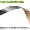 Chevy Blazer Carbon Fiber Pattern Black 6 x Pillar Window Trim (2019-2024)