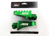 YAMAHA DT50 (1981-1996) -  Green Footrests CNC Billet Alloy Foot Pegs