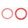 Jaguar XE XF F-PACE 1pc Red Front Grille Logo Sticker Cover Circle Trim fit