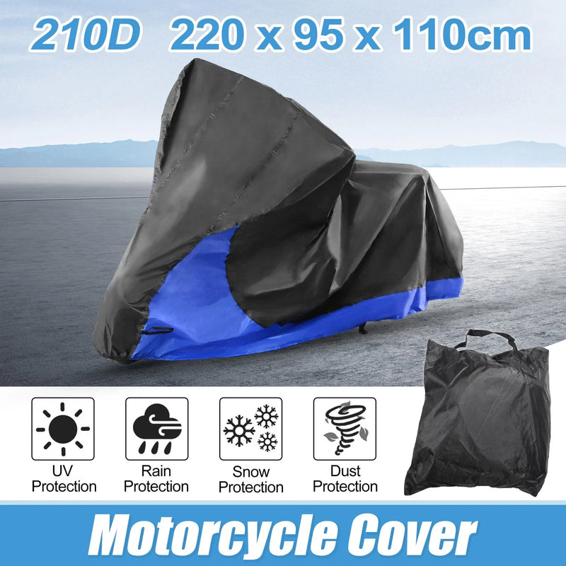 Yamaha R1 R6 R3 600R 700R FZ-09 FZ-07 2-in-1 Storage Bag Motorcycle Cover