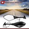 Honda CBR600RR 1 x Rear View Mirrors Black Aluminum (2003–2014)