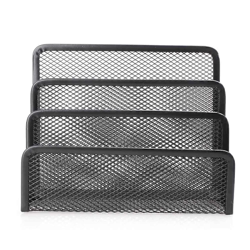 Desktop Office Organizer Mesh Letter Paper File Storage Rack