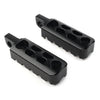 Harley Dyna Wide Glide FXDWG FXDB FXDL FXDF Black Foot Pegs
