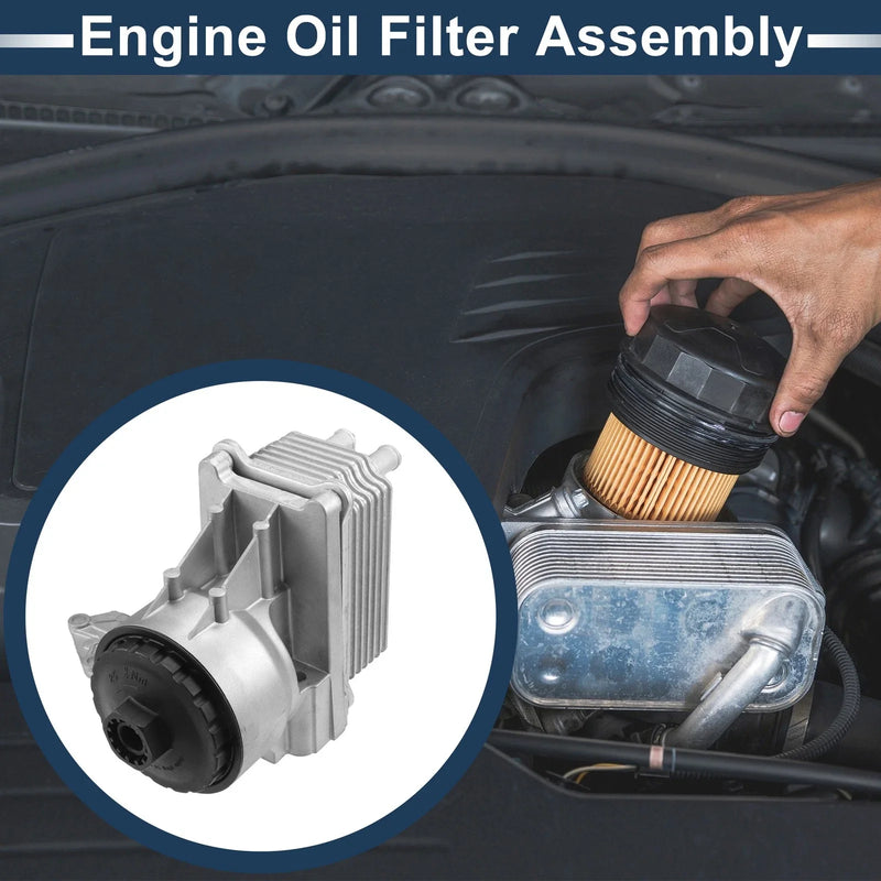 Ford Transit Engine Oil Cooler Filter Housing w/ Seals (2000-2013)