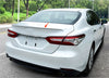 Toyota Camry Sedan Pearl White Rear C Style Spoiler Wing (2018-2024)