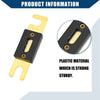 Car, Motorcycle, Boat - Gold Tone, Black Mini ANL 500A Fuses