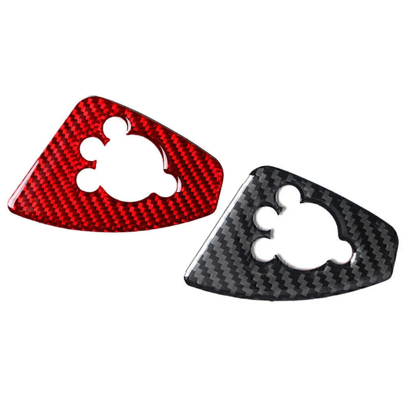 Audi TT TTRS Carbon Fiber Door Lock Button Cover Trim (2008-2014)