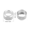 Toyota Mirror Switch Knob Cover (Silver Tone)