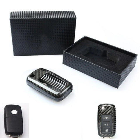 VW Volkswagen Carbon Fiber Key Case Cover (2010-2023)