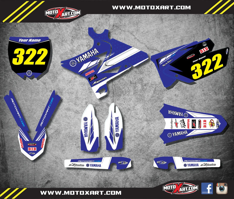 Yamaha YZ 125 250 Decal Kit (1996-2004)