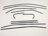 Toyota Camry 2018-2023 4-Door Sedan Black Window Side Molding Cover Trim
