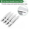 Chevrolet Equinox Silver Tone Door Handle Cover Trim