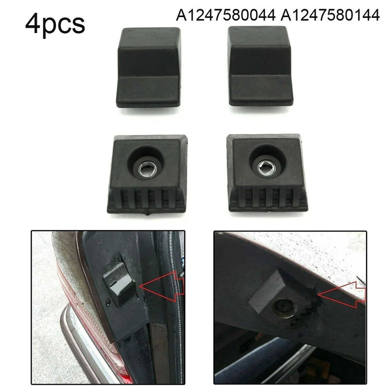 Mercedes E Class W124 A124 C124 4 x Black Trunk Stop Buffer