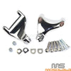 Harley 883 1200 XL Sportster Chrome Foot Pegs Mount Brackets (2004-2013)