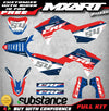 Honda CRF 450 (2017-2020) - FIERCE STYLE Stickers Full Custom Decal Kit