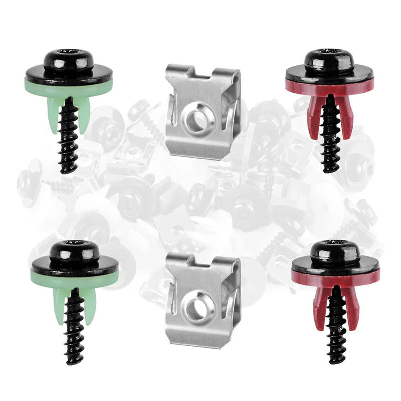 Ford F-150, Mondeo, Fiesta, Escape 50 x Engine Splash Shield Screws Bolts U-nuts