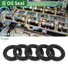 Make Model Oil Seal 30x47x7mm NBR Rubber Black 5 pcs
