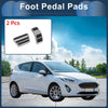 Ford Fiesta (2007-2012) Silver Tone Foot Accelerator Pedal Covers