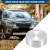 Subaru Forester Silver Tone Gear Shift Knob Cover (2019-2022)