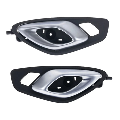 Chevrolet Camaro 2 x Front Left & Right Inner Door Handle Silver (2016–2020)