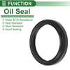 Motors Oil Seal 45x55x6mm 5 Pcs Seal Ring Rotary Shaft NBR Rubber
