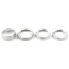 Jeep Wrangler 4 x Silver Air Conditioner Switch Knob Ring Covers (2018-2020)