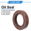 Oil Seal 32x52x10mm Seal Ring FKM Brown 2 x Pcs