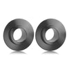 Harley Touring 2 x Black Front Axle Wheel Spacers (2008-2018)