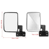 Toyota Land Cruiser 70 75 78 Series Rear View Mirror Silver Tone