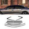 VW Passat (2017-2024) Chrome Black Window Strip Cover