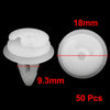 BMW Car Door Fender Rivets 9.3mm Push-in Plastic 50 Pcs