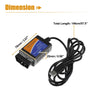 Windows MINI OBDII USB V1.5 Scanner Diagnostic Cable