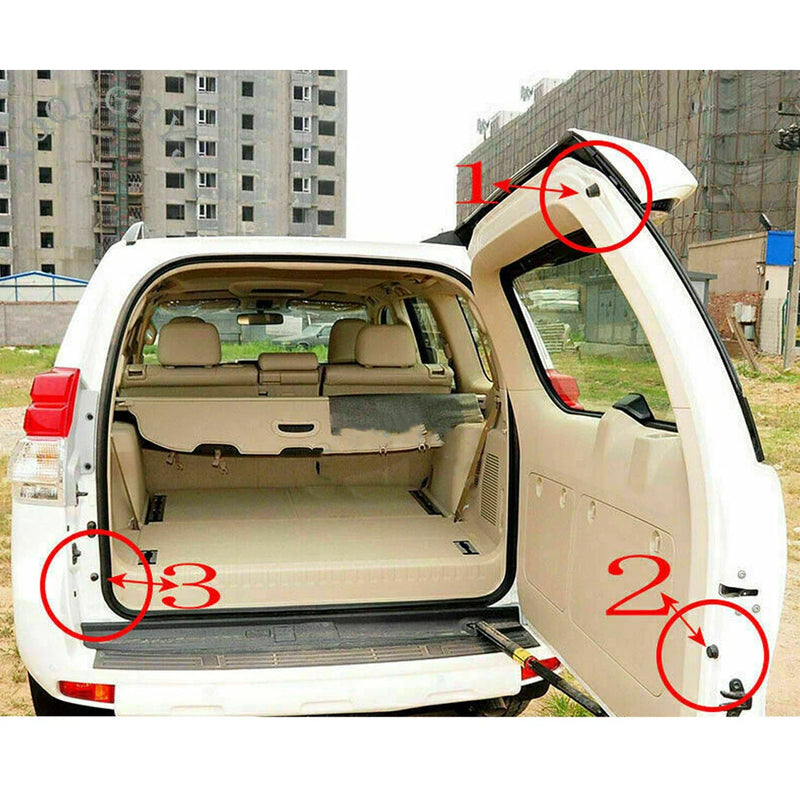 Toyota Prado 2010-2021 3 x Trunk Tailgate Cushioning Pads