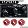 Dodge Durango Rear AC Heat Temp Climate Switch Knob Cover (2011-2020)