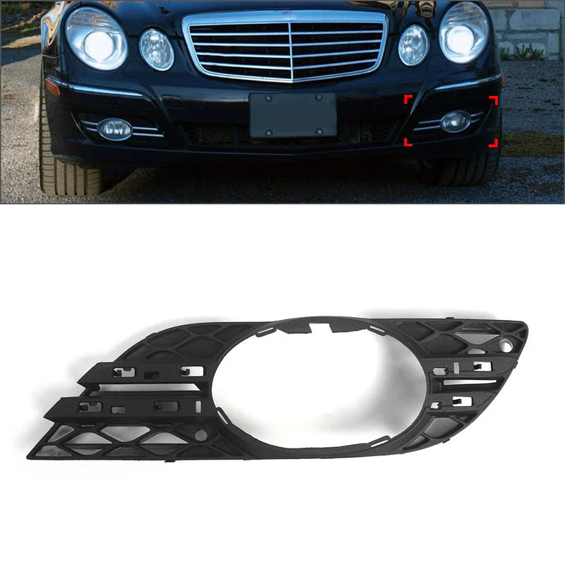 Mercedes-Benz E320 E350 E550 E63 Front Left Fog Light Grille Cover (2007-2009)