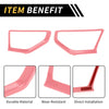 Jeep Wrangler JL JLU (2018-2024) - ABS Pink A Pillar Speaker Cover Trim