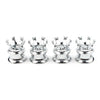 Sportster XL883 1200 Chrome Head Bolt Topper Cover Cap Engine Cover Trim
