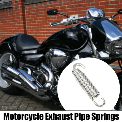 Make Model 6 x 58mm / Muffler Exhaust Pipe Spring Universal Silver Tone /