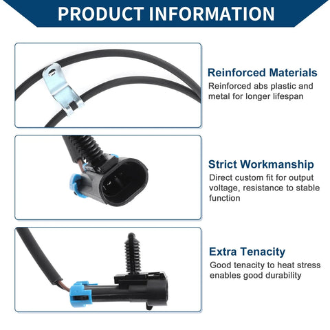 Chevrolet C3500 ABS Wheel Speed Sensor
