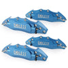 4 x 10.5" Metal 3D Endless Universal Front Brake Caliper Covers Blue