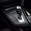 BMW 3 / 4 Series (2013-2019) Black Leather Gear Shift Panel Trim